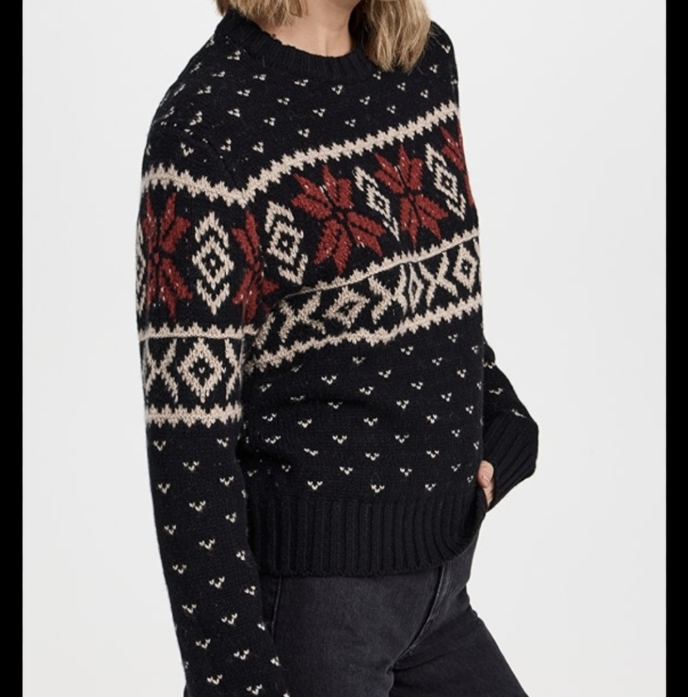 Polo Ralph Lauren Women's Vintage-Inspired Marled Wool Sweater *fits like Small